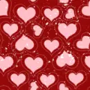 polka hearts