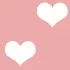 white hearts