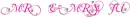 Pink with diamonds - MR. AND MRS. JU