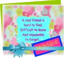 on friendship-Monique