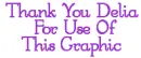 Thank You Delia For Use Of This Graphic