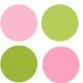 green dots