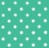 aqua green polka dots