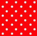 red polka dots