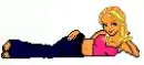 Pink Lounging Doll