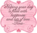 pink note