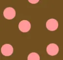 browny polka dots
