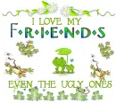 I Love My Friends Even The Ugly Ones