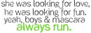 Boys and mascara.