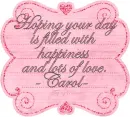 pink note