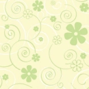 green floral
