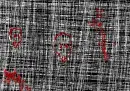 skull and blood stain