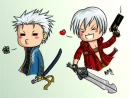Chibi dante and vergil