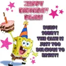 Spongebob celebrates Delia birthday