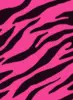 Black and hot pink zebra print
