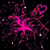 Splatter with hearts