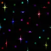 Blue Rainbow night sky