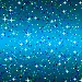 Blue glitter