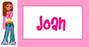 Joan Doll Name Tag