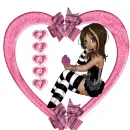 Pink heart Perry