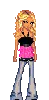 Pink & Black Dolly