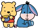 Pooh and Eyeore