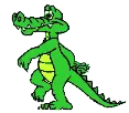 walking crocodile