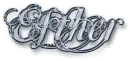 Blue silver metalic name - Esther