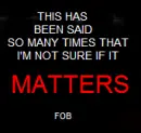 Matters