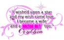 I wished upon a star - CYNTHIA