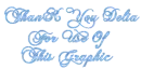 Thank You Delia For Use Of This Graphic