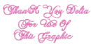 Thank You Delia For Use Of This Graphic