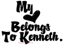 MY HEART BELONGS TO KENNETH