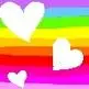 rainbow hearts