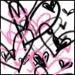 pink and black hearts