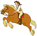 Belle with horse