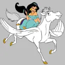 Jasmine with horse