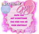 Happy Birthday,Guy