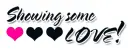 showing love