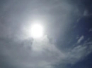 The sun and clouds