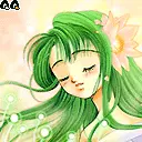 green hair