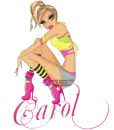 NAME CAROL/HOT PINK