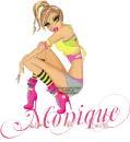 NAME MONIQUE/HOT PINK