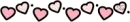 Pink hearts