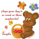 Raspberries greetings