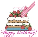 Happy birthday cake