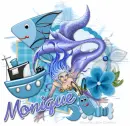 Mermaid Poser Tag