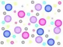 different color bubbles