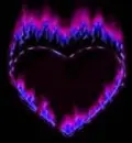 flaming heart