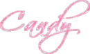 pink glitter candy